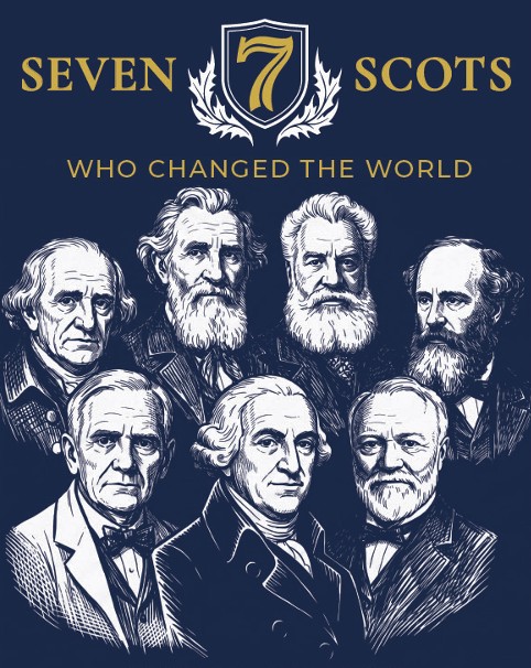 Seven Scots Who Changed the World - portraits of seven Scottish innovators